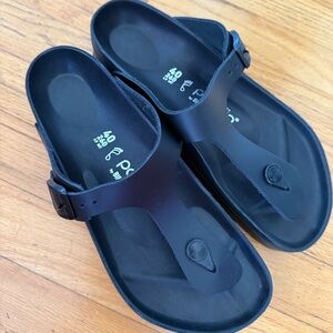 Papillio Black Thong Sandals